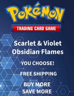Scarlet & Violet: Obsidian Flames Pokemon Cards You Choose! 10/1/2025 - Image 1