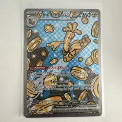 Pokemon Gholdengo EX TCG Prismatic Evolutions Card 164/131 PSA 10 CONTENDER - Image 1
