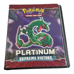 Ultra Pro Pokemon TCG Binder, 4-Pocket, 56 Cards Rayquaza Platinum Supreme 2009 - Image 1