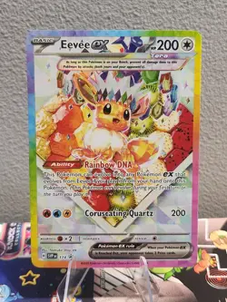 Eevee EX #174 Pokemon S&V English SPC Black Star Promo Card Holo English - NM - Image 1