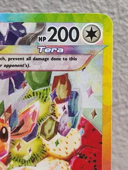 Eevee EX #174 Pokemon S&V English SPC Black Star Promo Card Holo English - NM - Image 3