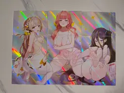 Goddess Story - Anime Waifu Trading Card - Blue Archive - Complete Puzzle - Image 1