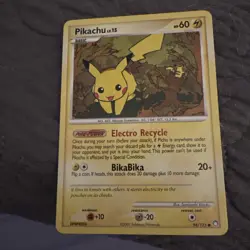 Pikachu 94/123 Common 2007 Mysterious Treasures Pokemon Card MP - Image 1
