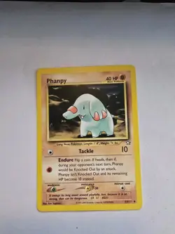 Phanpy Pokemon TCG Phanpy Neo Genesis (43/111) POKEMON CARD NM - Image 1