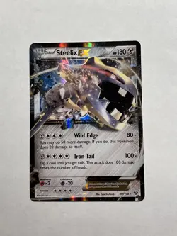 Steelix EX XY Steam Siege 67/114 Holo Rare Pokemon Card TCG Trading Card NM/M - Image 1