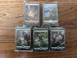 5 Sealed Battle for Zendikar Lands Full Art Lands Non Foil Ungraded - Image 1