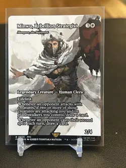 Minwu, Rebellion Strategist - Magic: Final Fantasy - Borderless Rare 0025 - Image 1