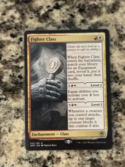 Fighter Class Adventures in the Forgotten Realms Regular MTG NM - Image 1