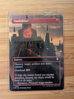 Vandalblast (Borderless) Commander Masters Regular MTG NM/M - Image 1