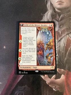 MtG Fable of the Mirror-Breaker - NM Showcase - Kamigawa: Neon Dynasty - Image 1