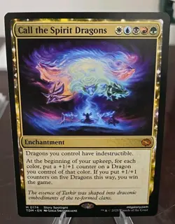 Call the Spirit Dragons MTG Tarkir: Dragonstorm Regular - Image 1