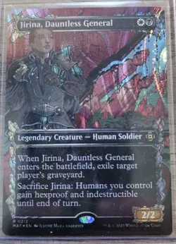 Jirina, Dauntless General - HALO FOIL - March of the Machine: The Aftermath - NM - Image 1