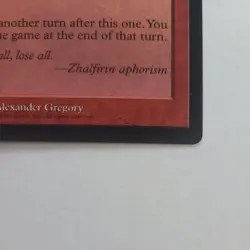 Red Final Fortune Magic the Gathering MTG Mirage - Image 3
