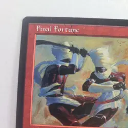 Red Final Fortune Magic the Gathering MTG Mirage - Image 5