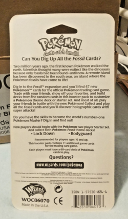 1999 Pokemon Fossil Blister Packs - Factory Sealed (Unopened) WOTC- Full Set 3 - Image 5