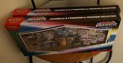 2 x Pokemon Prismatic Evolutions Lucario EX and Tyranitar EX Premium Collection - Image 2