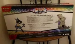 2 x Pokemon Prismatic Evolutions Lucario EX and Tyranitar EX Premium Collection - Image 4