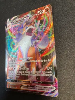 Pokemon TCG: Evolving Skies Lycanroc VMAX Full Art Holo Ultra Rare 092/203 - NM - Image 2