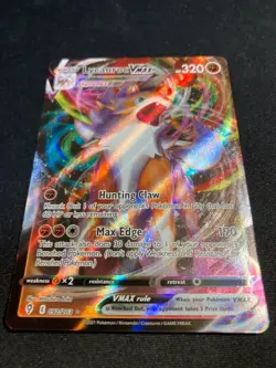 Pokemon TCG: Evolving Skies Lycanroc VMAX Full Art Holo Ultra Rare 092/203 - NM - Image 4