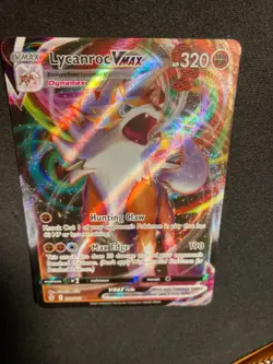 Pokemon TCG: Evolving Skies Lycanroc VMAX Full Art Holo Ultra Rare 092/203 - NM - Image 5