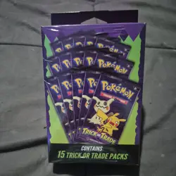 Pokemon Trick or Trade Booster Pack box 15 Packs 2025 Sealed Walgreens Exclusive - Image 1