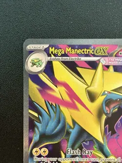 Pokemon Mega Manectric EX 158/132 Full Art Mega Evolution Ultra Rare PACK FRESH - Image 3
