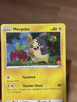 Swirl Bleed Error Morpeko SWSH031 Cosmos Holo Promo Sword & Shield Pokemon TCG M - Image 1