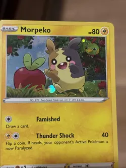 Swirl Bleed Error Morpeko SWSH031 Cosmos Holo Promo Sword & Shield Pokemon TCG M - Image 4