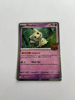 Mimikyu (Cosmos Holo) 037/091, Pokemon Trick Or Trade 2024 - Image 1