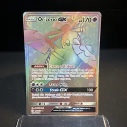 Pokemon TCG Oricorio GX Sun & Moon - Cosmic Eclipse 255/236 Holo Secret Rare - Image 1