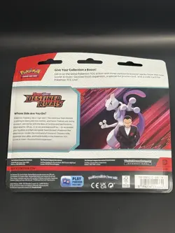 Destined Rivals Zebstrika 3-Pack Blister - Pokemon TCG - New & Sealed - Image 2