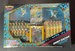 Pokemon TCG Crown Zenith Premium Figure Collection 2023 [ Shiny Zacian V ] NEW - Image 1