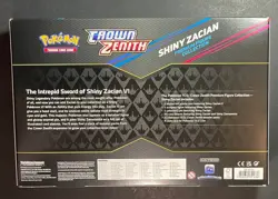 Pokemon TCG Crown Zenith Premium Figure Collection 2023 [ Shiny Zacian V ] NEW - Image 2