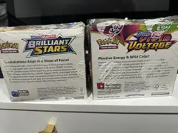 Pokemon TCG Sword & Shield Vivid Voltage& brilliant stars Booster Boxes Sealed - Image 2