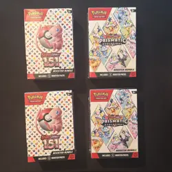 Pokemon TCG 151 Booster Bundle x2 And Prismatic Evolutions Booster Bundles X2 - Image 1