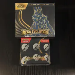 Pokemon TCG: Mega Evolution Enhanced Booster Box + Elite Trainer Box Set Bundle - Image 1