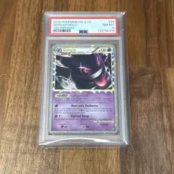 2010 POKEMON TRIUMPHANT GENGAR PRIME #94 ULTRA RARE PSA 8 NM - Image 1