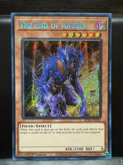 BLTR-EN052 The End of Anubis Secret Rare 1st Edition YuGiOh Nm - Image 1