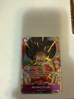 One Piece TCG Monkey D. Luffy OP07- 073 R Card Bandai Card Game Fest 25/26 Promo - Image 1