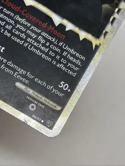 Umbreon Prime HGSS Undaunted 86/90 Holo Ultra Rare 2010 Pokemon Card MP - Image 4