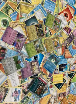 2LB Lot of Various Pokemon Cards Incl Holo & Japanese TCG CCG in Collectible Tin - Image 3
