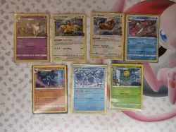 Pokemon Build & Battle Promo Black Star Stamp Card Lot x7 Pokemon CCG / NM - Image 1