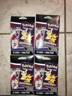 MJ Holding 2025 Pokemon TCG Trick Or Trade 15 Cards/1 Mini Pack 1 Foil Guarantee - Image 1