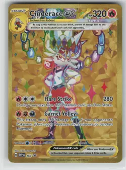 Cinderace ex - Promo SV: Scarlet & Violet Promo Cards 163 NM - Image 1