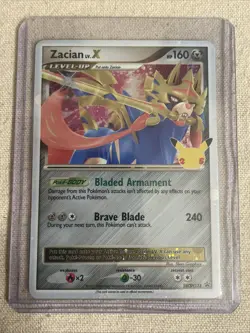 Zacian LV. X SWSH135 SWSH: Sword & Shield Promo Cards Holo Rare Pokemon TCG NM - Image 1