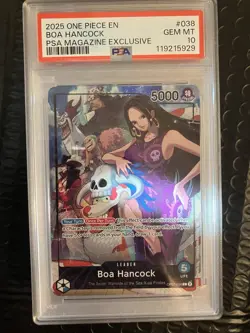 Boa Hancock (2025 PSA Magazine Promo) OP07-038 One Piece Promotion Cards Foil - Image 1