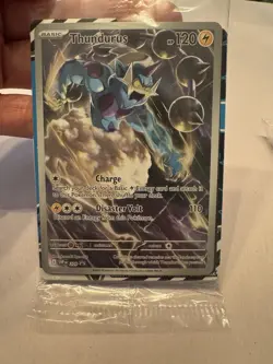 Pokemon TCG Black Bolt Factory Sealed Promo Card And Sleeves Thundurus Promo - Image 2