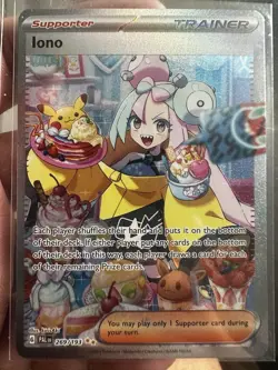 Pokemon TCG Iono Paldea Evolved Holo Card 269/193 Special Illustration Rare - Image 1