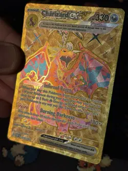 Pokemon Cards Charizard ex 228/197 Gold Secret Rare Obsidian Flames - (NM) - Image 3