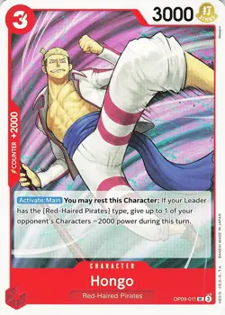One Piece Emperors in the New World Hongo Card OP09-011 - Image 1